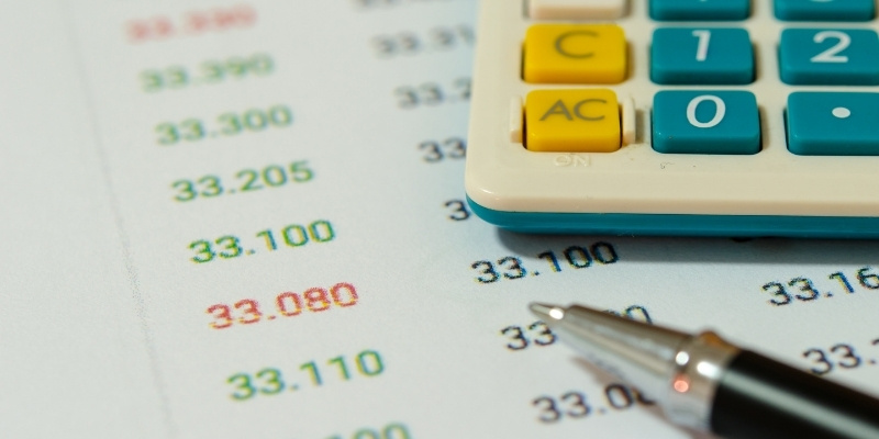 calculator with documents