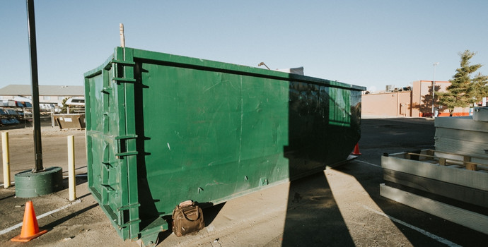 green roll off dumpster in eunice texas