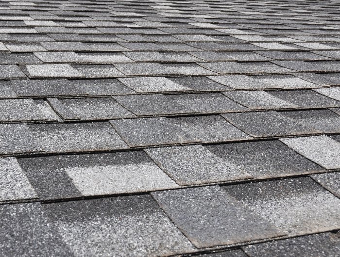 gray roof shingles